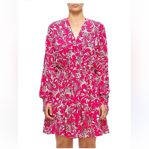 ISABEL MARANT ETOILE Capucine Mini Dress in Pink- FR 36 (US 4) - Picture 6 of 10